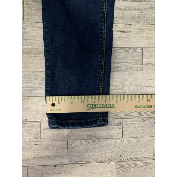 PEOPLES LIBERATION Crop Jeans‎ Size 7/8 Gem Embroidered - Picture 11 of 12